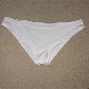 PINK swim bottoms (white)
